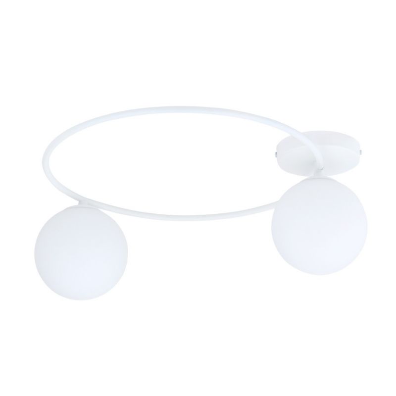 Lampa sufitowa Emibig Sopra biała wym: 20 x 47 cm 2xE14 x 10W 1 szt.