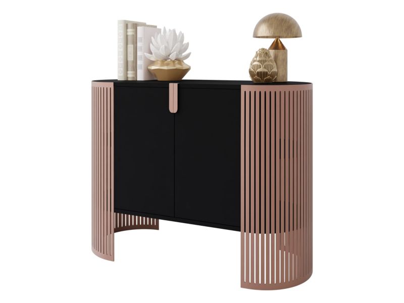Komoda MIRJAN 24 Fikoli miedziany + czarny 1 szt.