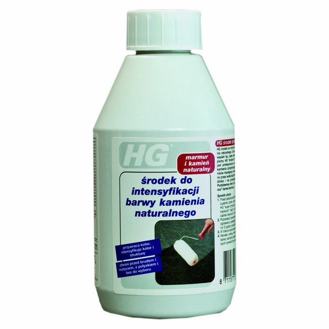 Preparat HG do intensyfikacji barwy kamienia naturalnego