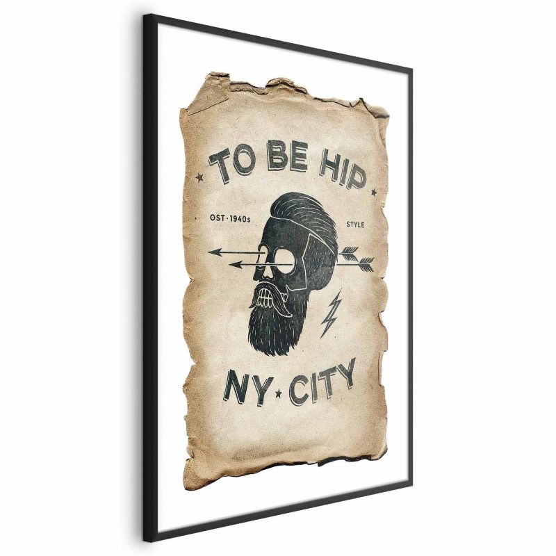 Plakat Artgeist To be hip 21x30 cm z ramą czarną 1 szt