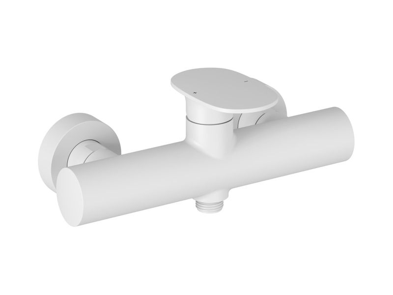 Bateria prysznicowa Ravak naścienna Spring SG 032.10WHM biały mat 1szt