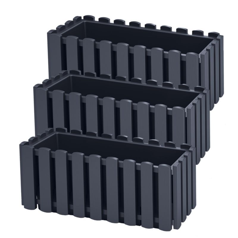 Skrzynki EDANTI Balkonowe Fencycase Boardee 3 szt.