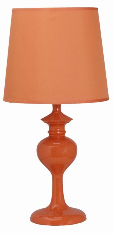 Lampka stołowa Candellux Berkane pomarańczowa 1 x E14 x 40W IP20 wym: 41 x 20 x 20 cm metal - 1 szt.