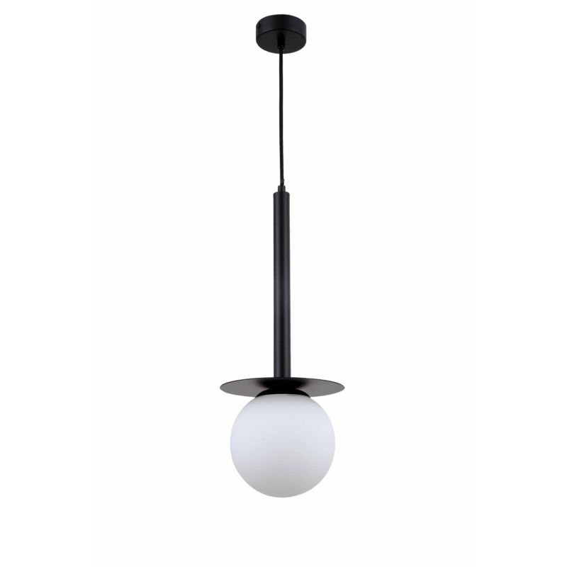 Lampa sufitowa wisząca Light Prestige Roma 5374 czarno-biała szerokość 18 cm 1xE14 x 40W 1 szt.