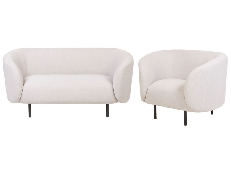 Komplet wypoczynkowy dla 3 osób Loen Jasnobeżowy 1 kpl