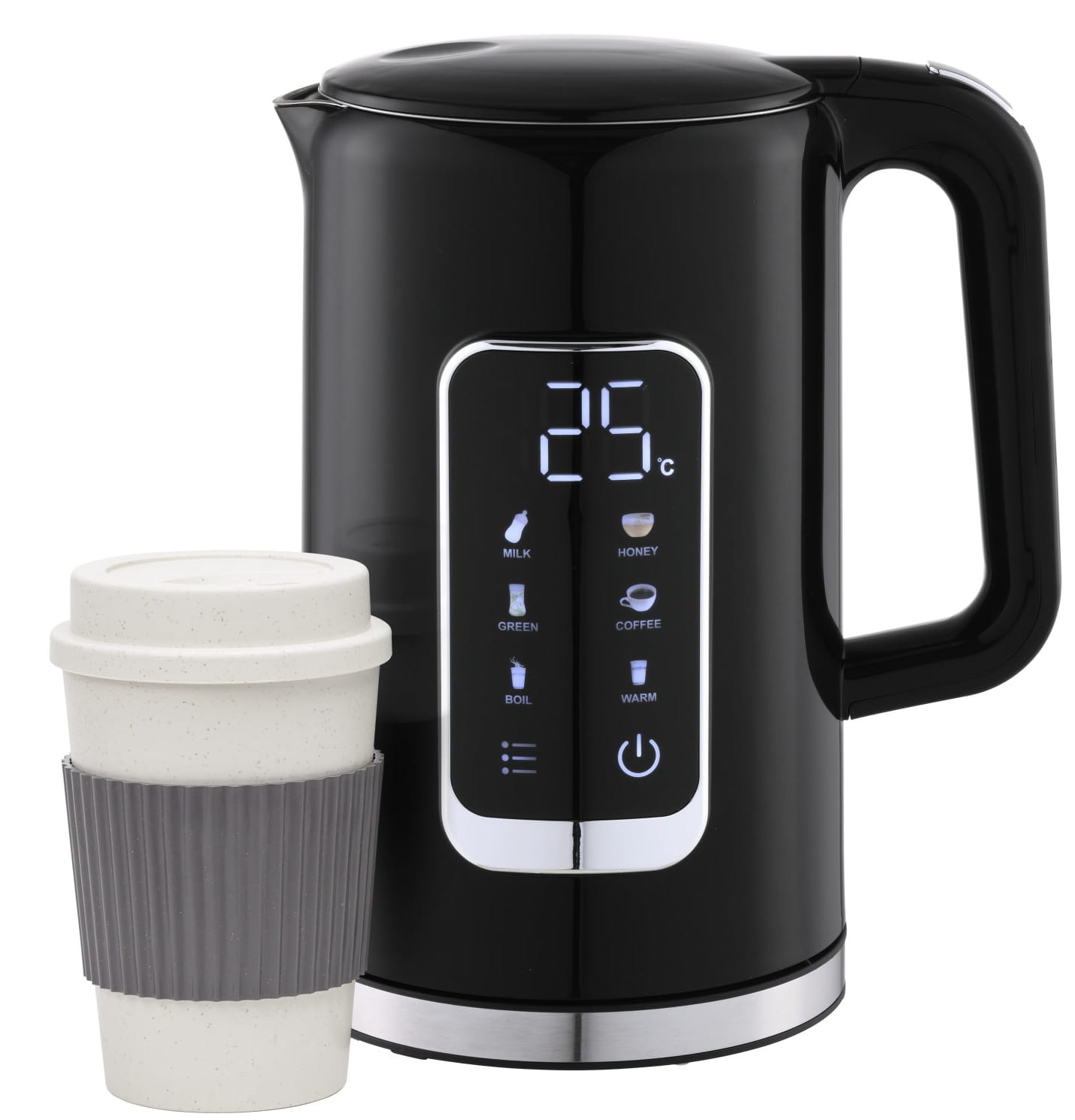 PLATINET Czajnik 1,7l + kubek 45976 czarny PEKR723B - Henryx24