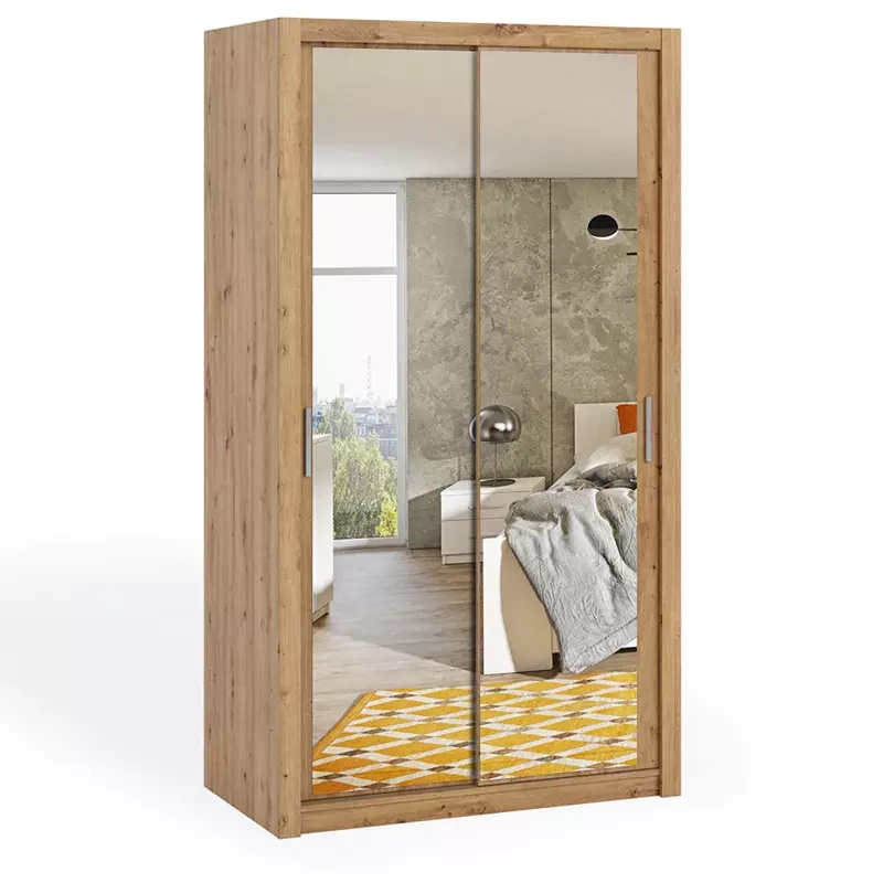 Dwudrzwiowa szafa przesuwna z lustrami 120 cm Artisan BELLA