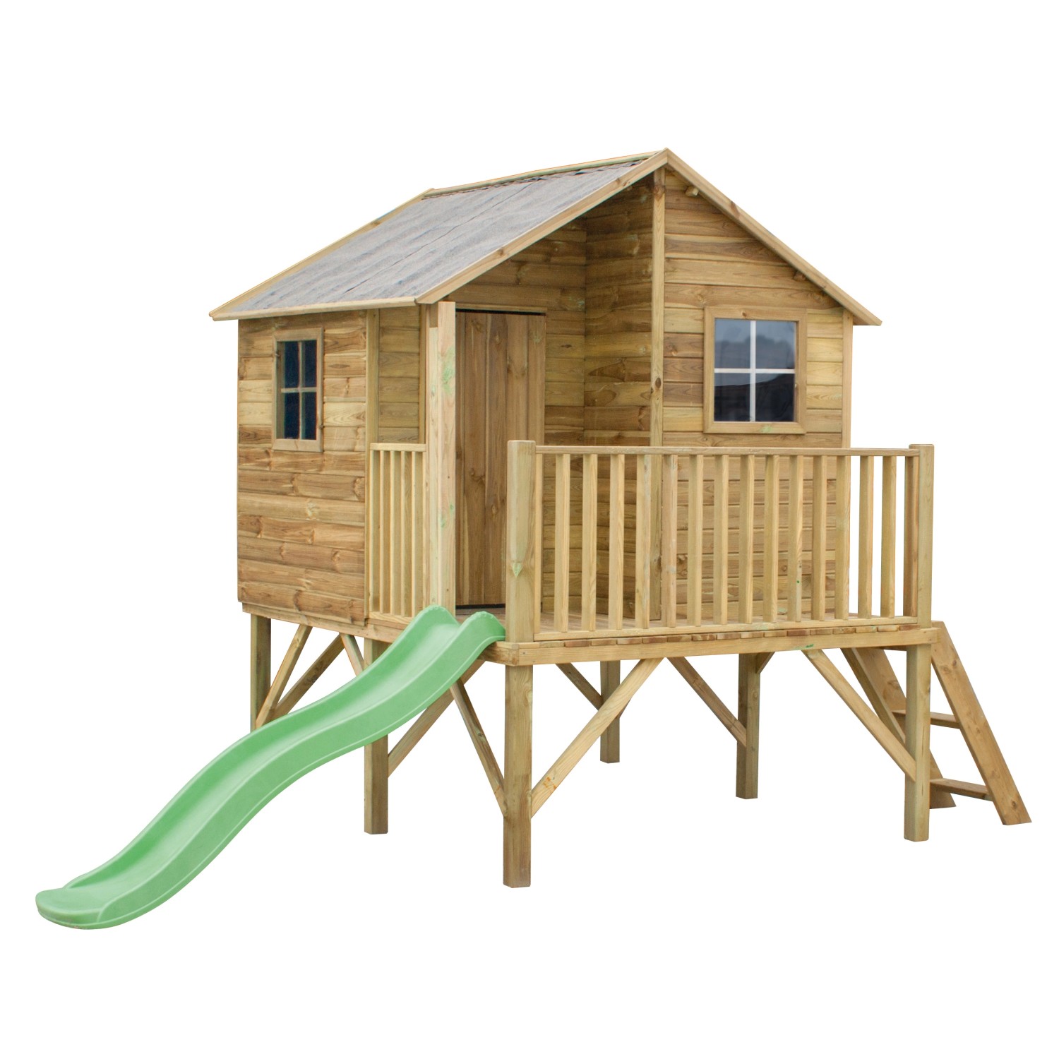 4IQ Domek Rocky ze ślizgiem - 400 x 226 cm, wys. 250 cm