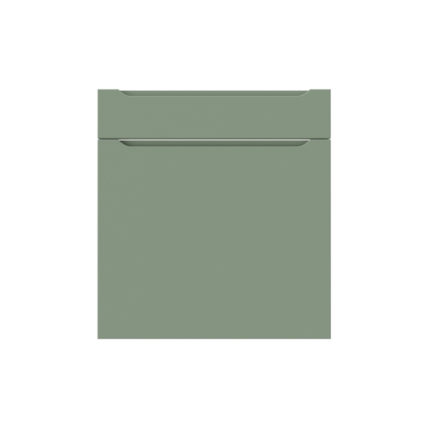 Dwa fronty do szafki z szufladami Salerno 60 cm oliwka mat