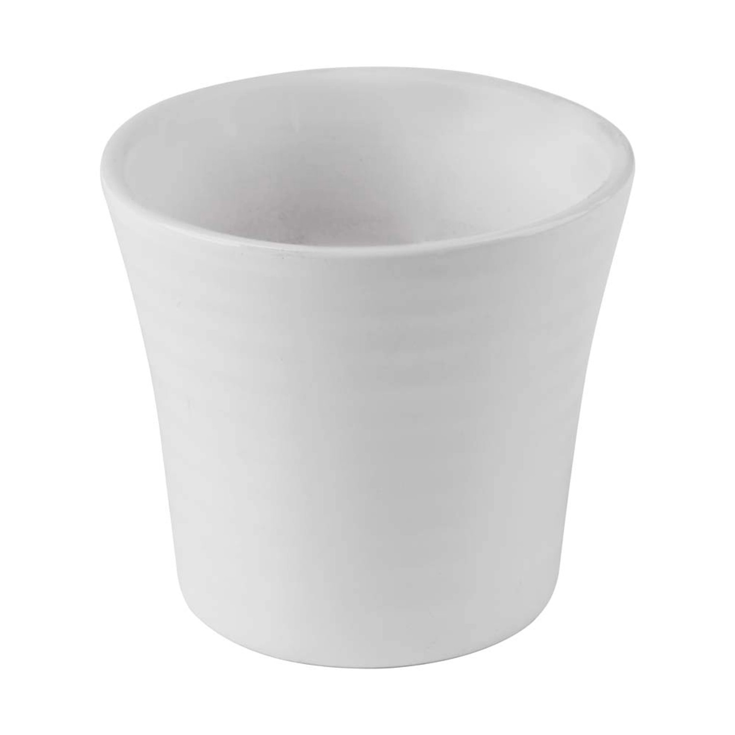 Ceramik Osłonka Kaktus biała struktura - śr. 7 cm