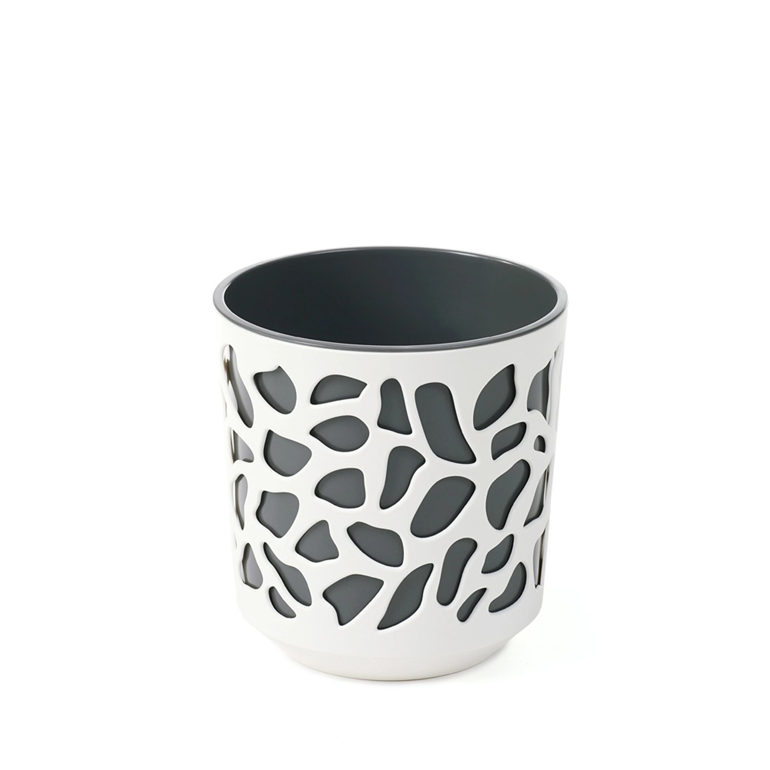 Osłonka Duet korpus kremowy wkład antracyt 19cm