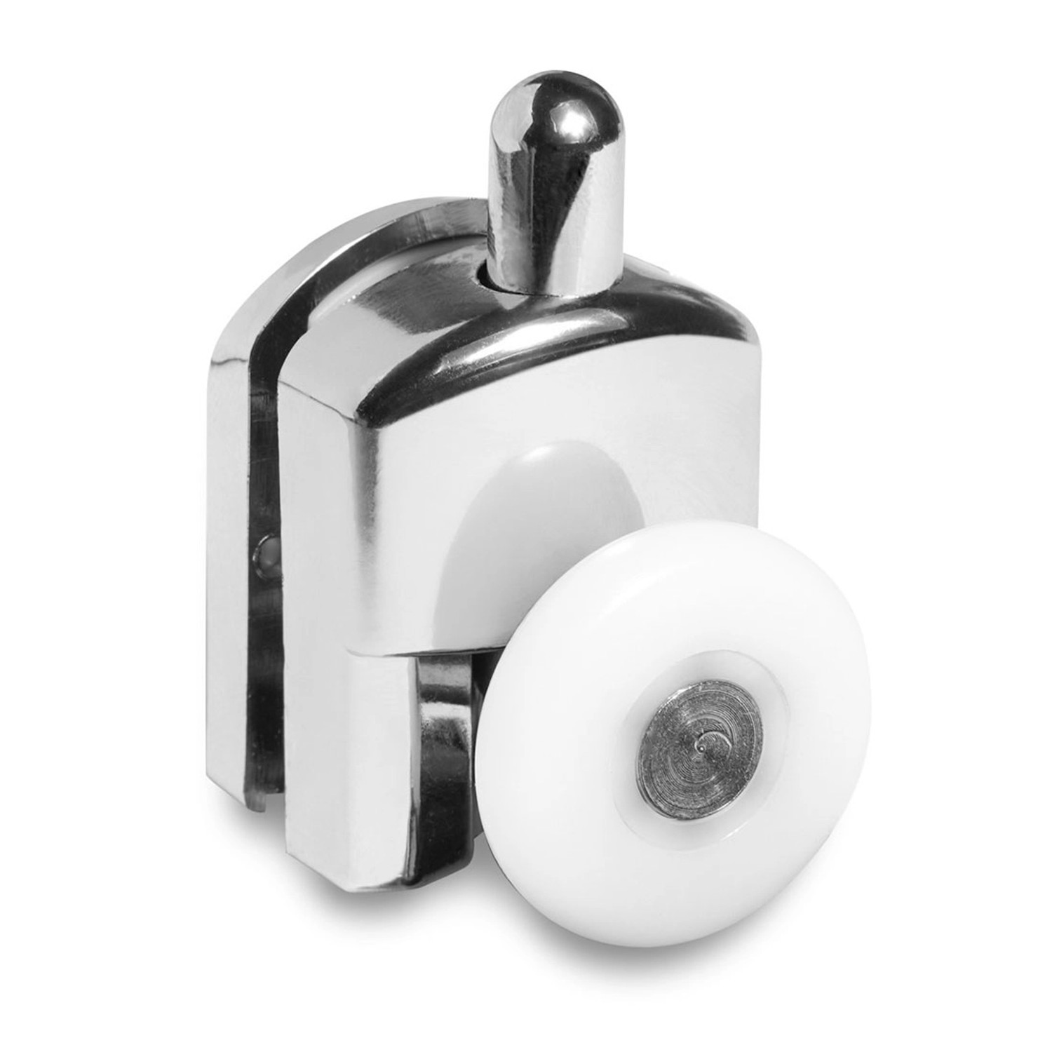 Rolki do drzwi kabiny pojedyncze dolne chrom 2,1 cm 2 szt