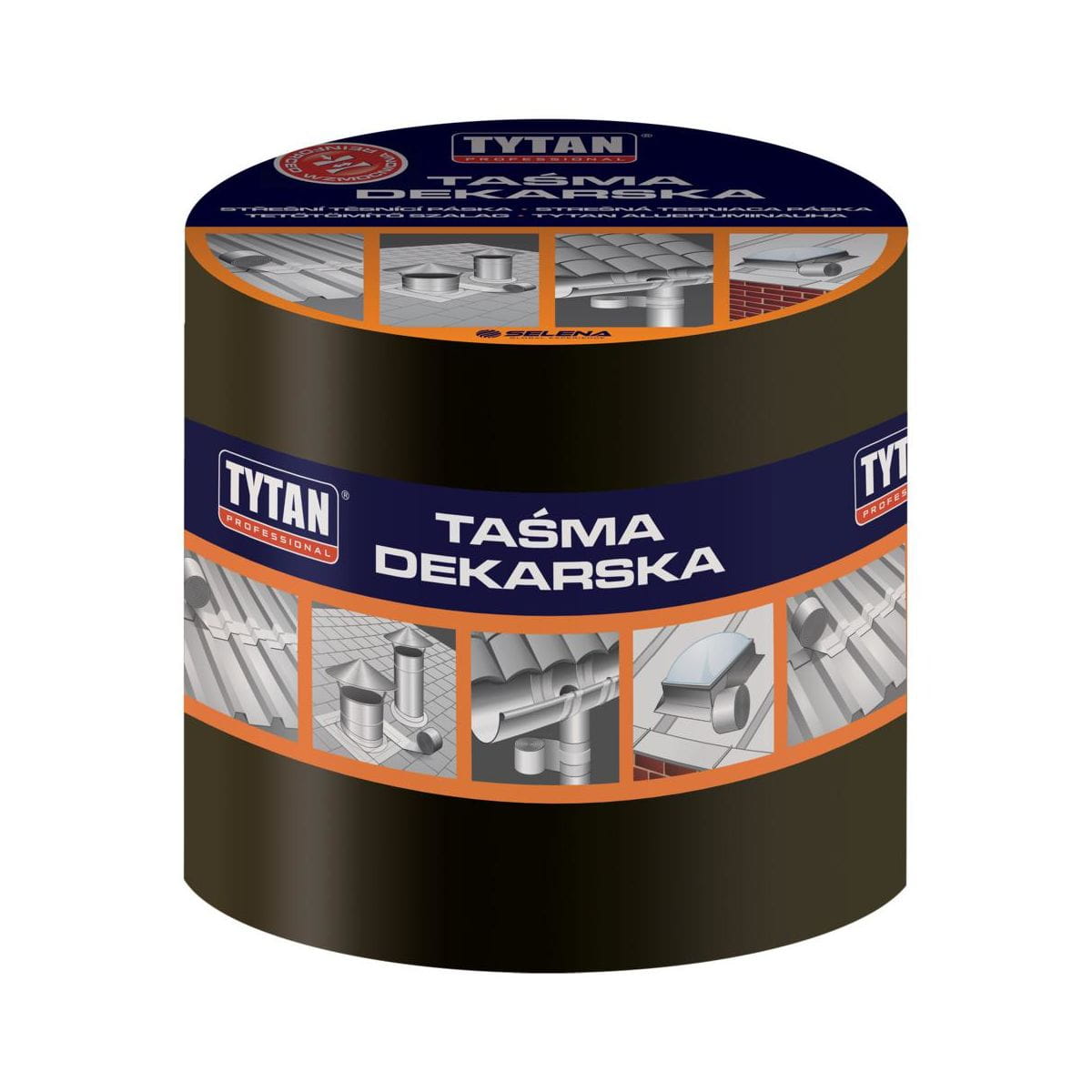 TYTAN TAŚMA DEKARSKA ANTRACYTOWA 15CMX10M