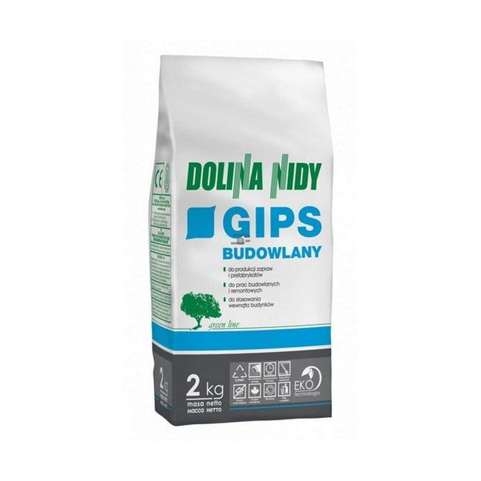 DOLINA NIDY GIPS BUDOWLANY SZYBKOSCHNĄCY 2 KG