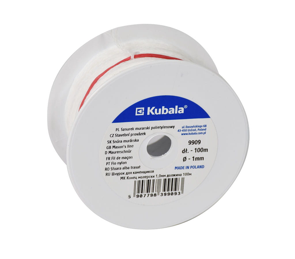 KUBALA SZNUREK MURARSKI 100M BIAŁY 9909