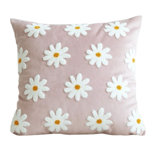 Poszewka na poduszkę pink daisy 45x45 cm NS