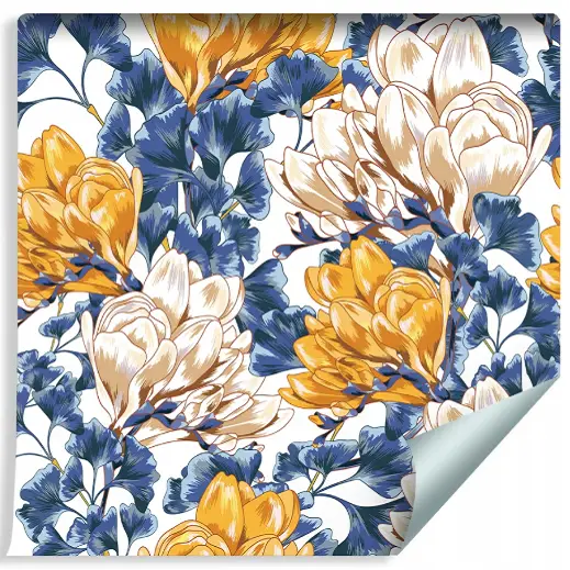 Tapeta Kolorowe Kwiaty Magnolii /1218579877