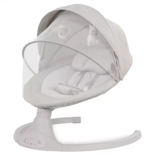 Bujaczek leżaczek elektryczny 2w1 Kidwell LUXI LIGHT MELANGE