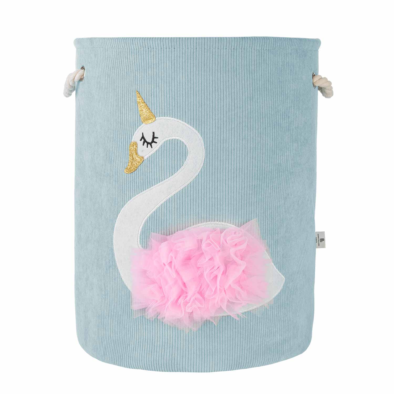 Kosz dziecięcy na zabawki Łabędź IN - rozmiar do wyboru - Kosz L: 35x45 cm