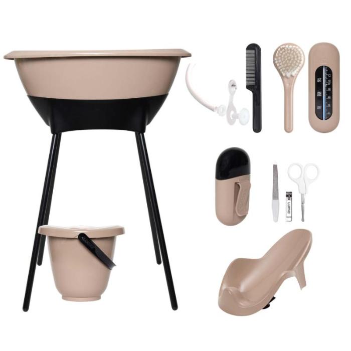 Zestaw kąpielowy 8 elem. LUMA Desert Taupe AG