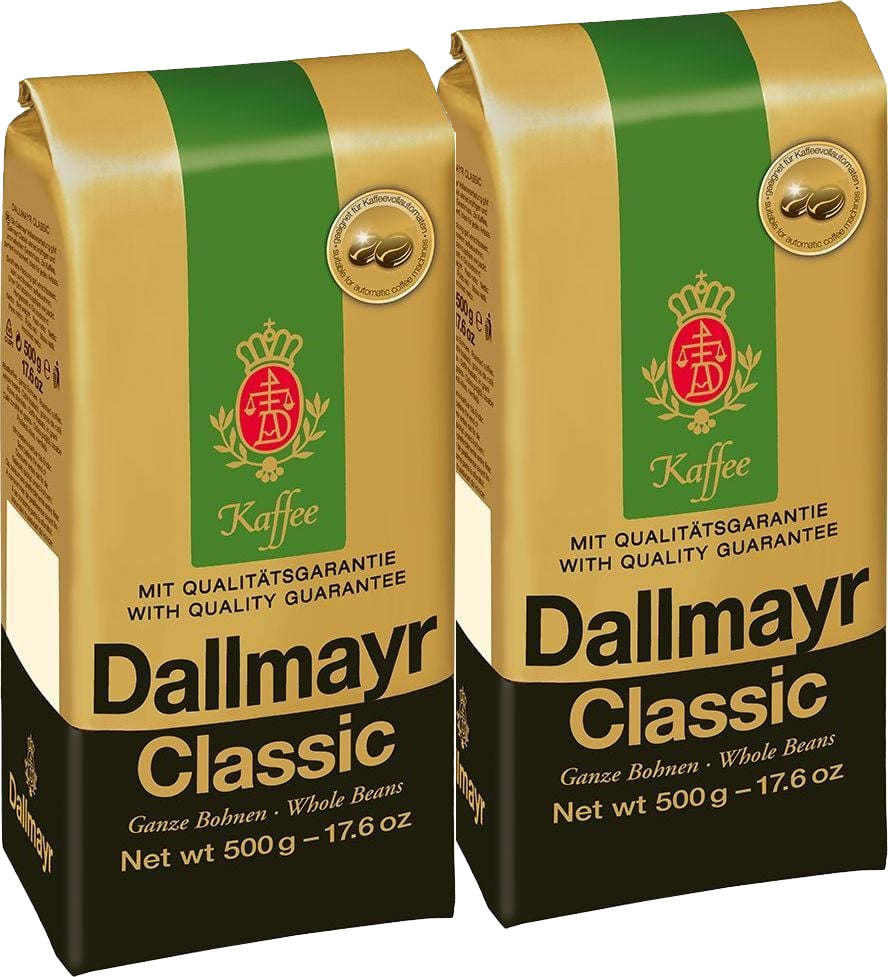2x Kawa ziarnista Dallmayr Classic, 500g