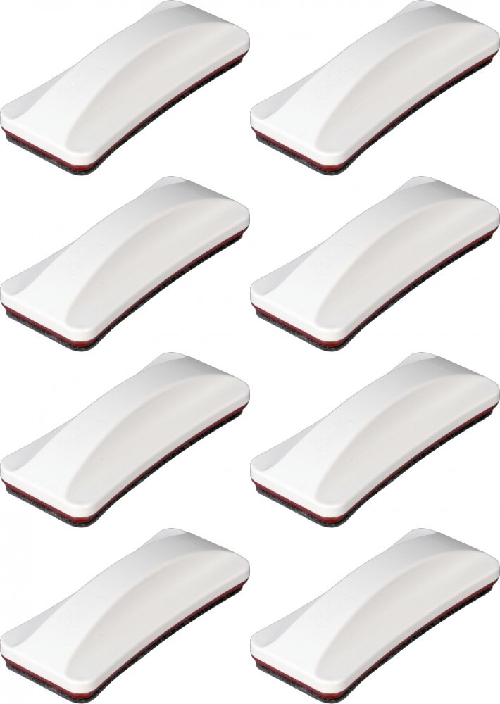 8x Czyścik magnetyczny 2x3, slim, 150x62x33mm, biały