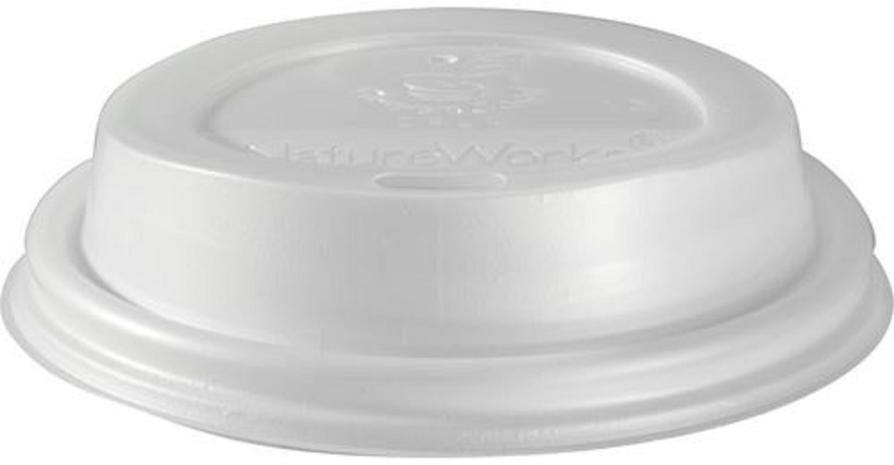 Pokrywka do kubka Duni 182531/182532, bioplastik (CPLA), 50 sztuk, biały