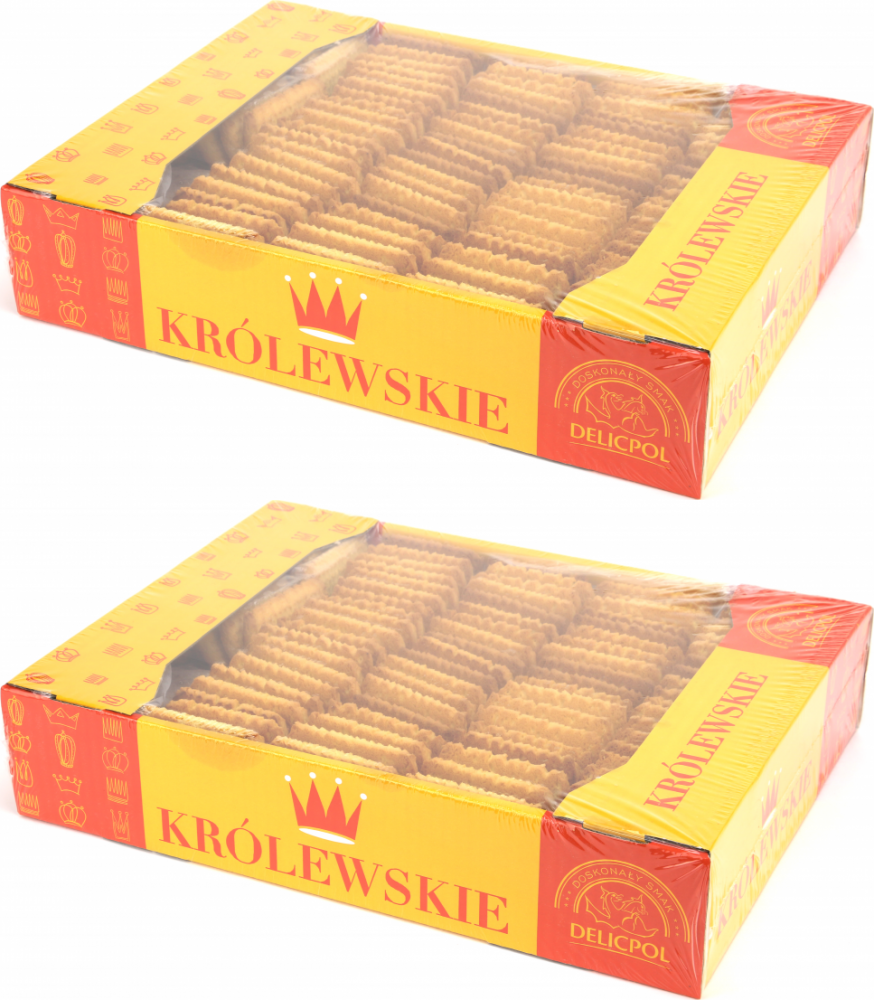 2x Ciastka Delicpol, maślany, 2.5kg