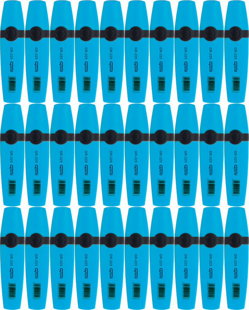 36x Zakreślacz Grand, GR-225, ścięta, niebieski