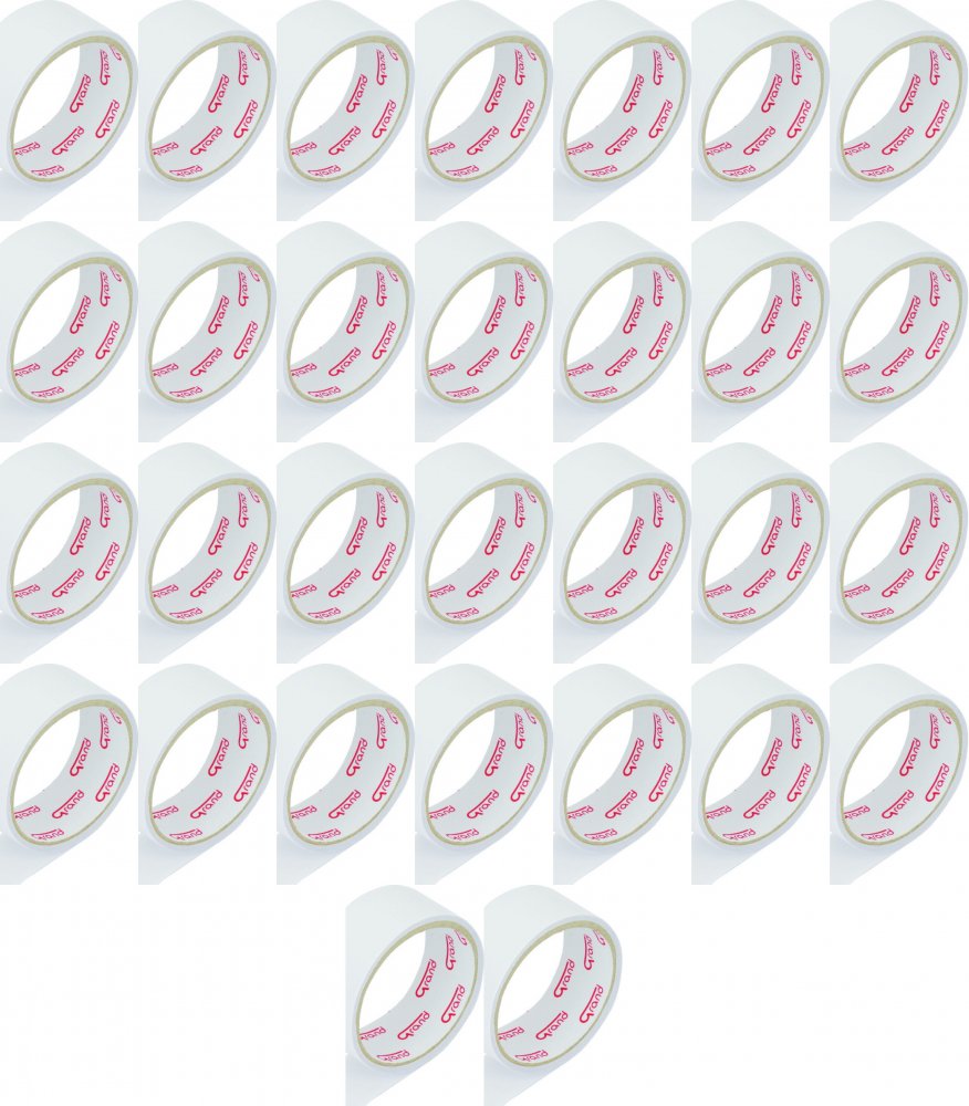 32x Taśma dwustronna Grand, 38mm x 5m, przezroczysty