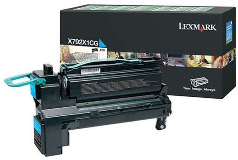 Toner Lexmark (X792X1CG), 20000 stron, cyan (błękitny)