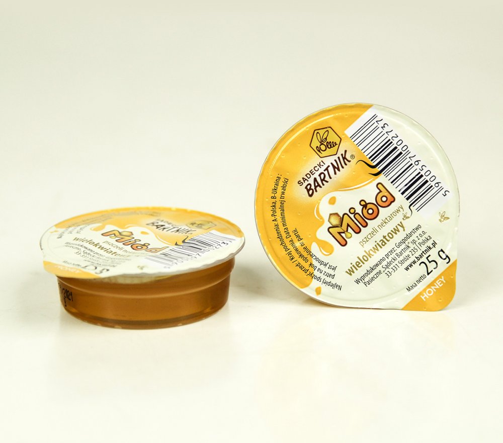 Miód wielokwiatowy Sądecki Bartnik, porcjowany, 25g
