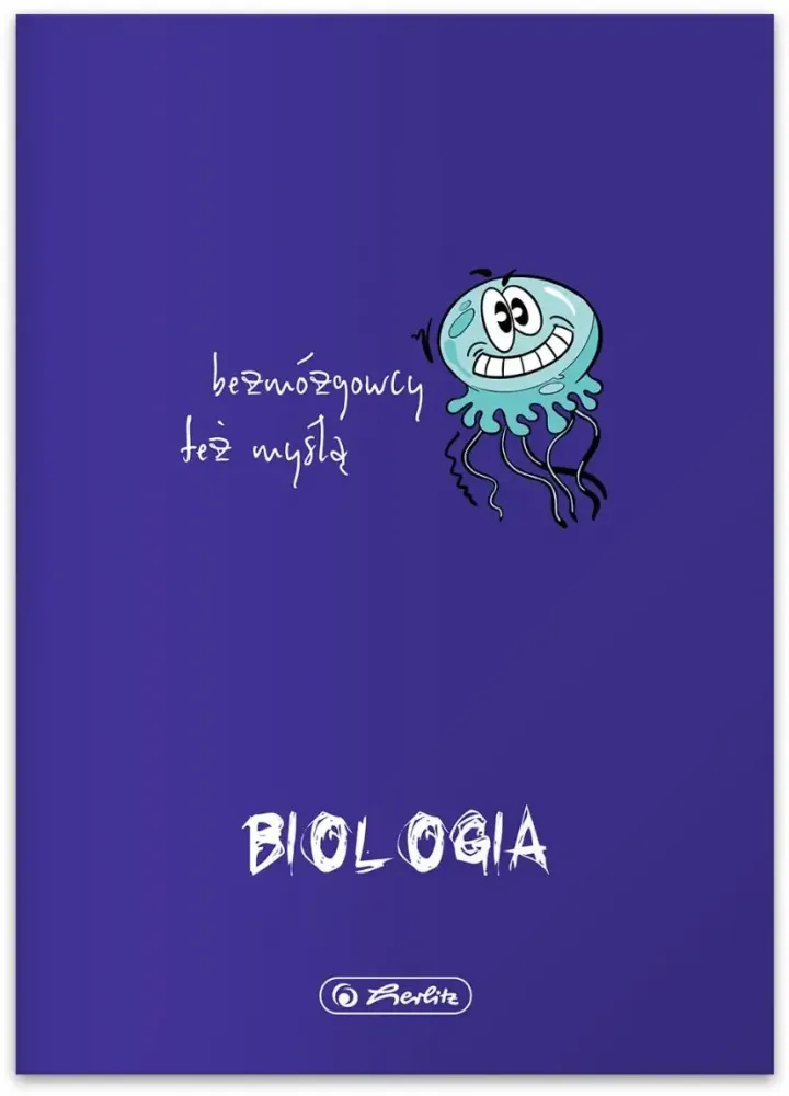 Zeszyt przedmiotowy w kratkę Herlitz ECO Biologia, A5, miękka oprawa, 60 kartek, fioletowy
