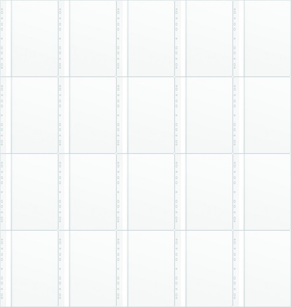 20x Skoroszyt plastikowy oczkowy Donau, A4, do 200 kartek, biały