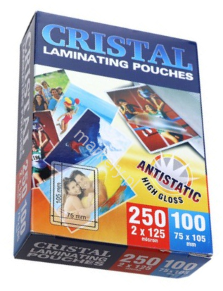 Folia do laminowania Argo, 75x105mm, 2x125 μm, antystatyczna, 100 sztuk