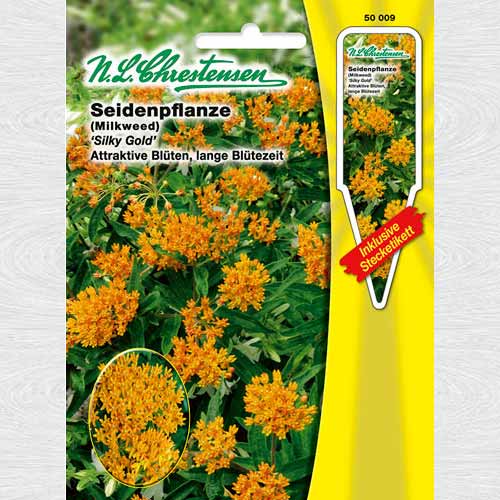 1 pac, Iarba fluturilor Silky Gold - Semințe: Mod de ambalare: 1 pac