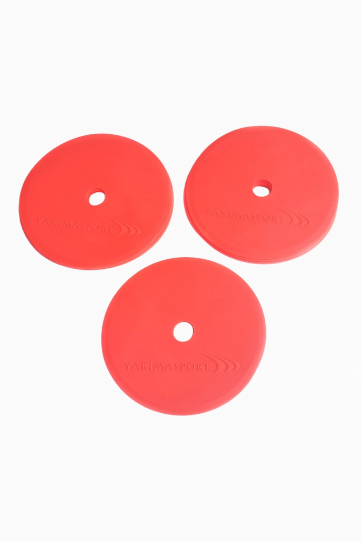 Znaczniki pola Yakimasport płaskie 10 szt. - Pomarańczowy