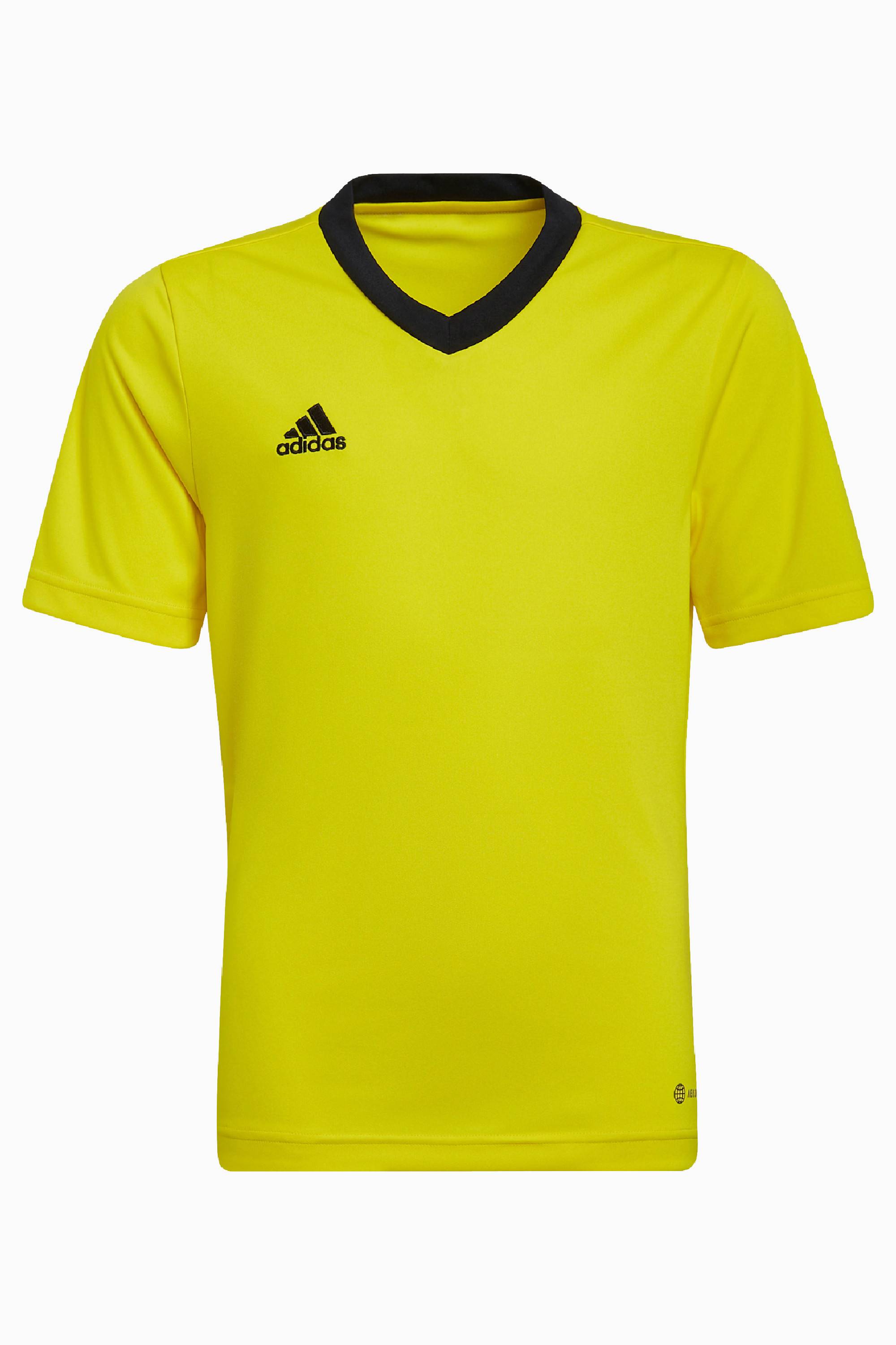 Koszulka adidas Entrada 22 Junior - Żółty