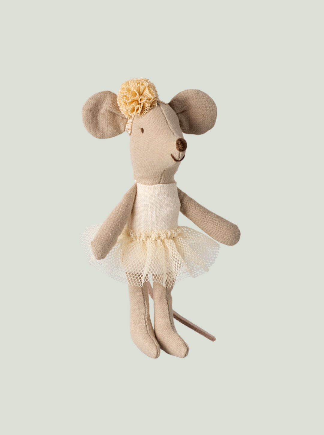 MAILEG Myszka baletnica, młodsza siostra - off white