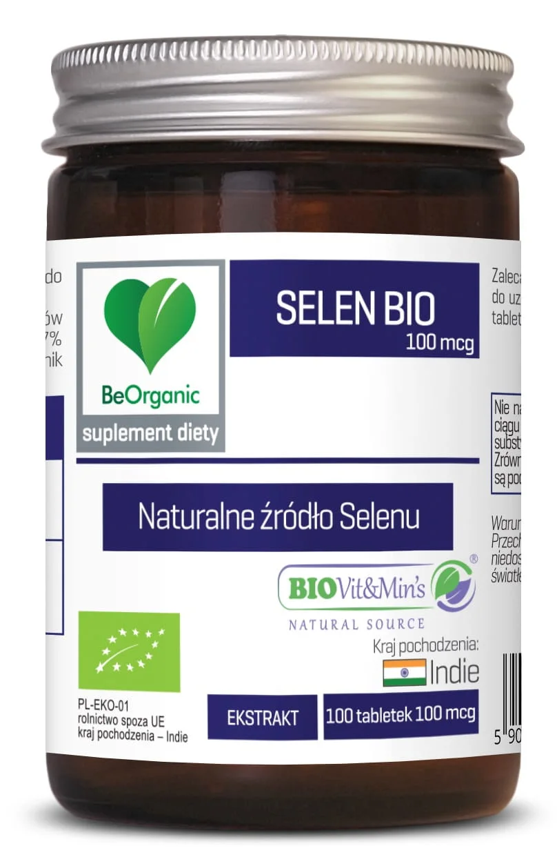 Selen BIO 100ug 100tabl. BeOrganic