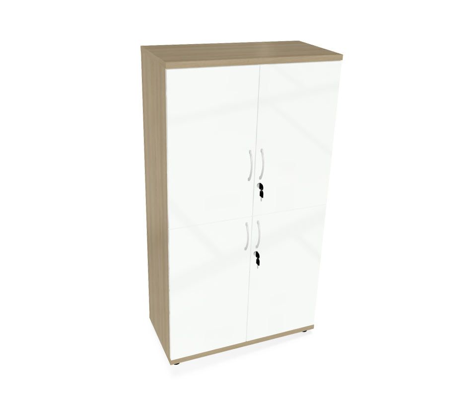 HEBE TS402 szafa podwójna 80,2x40x148,8h (Kolor korpusu: Wiśnia Havana)