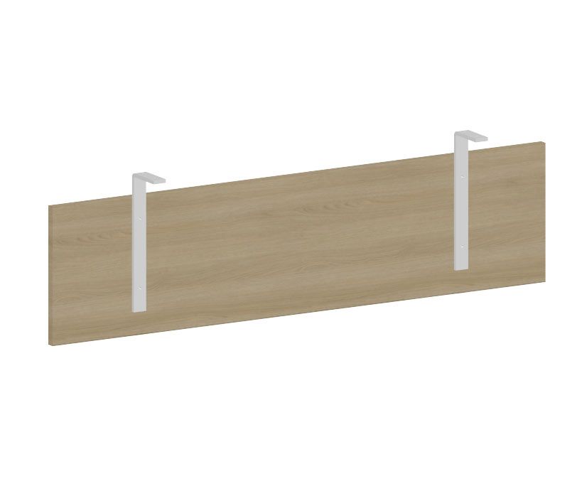 NOTER SP42 osłona do biurka 158,5 cm - płyta laminowana 140x30h (Kolor płyty: Orzech Saleve)