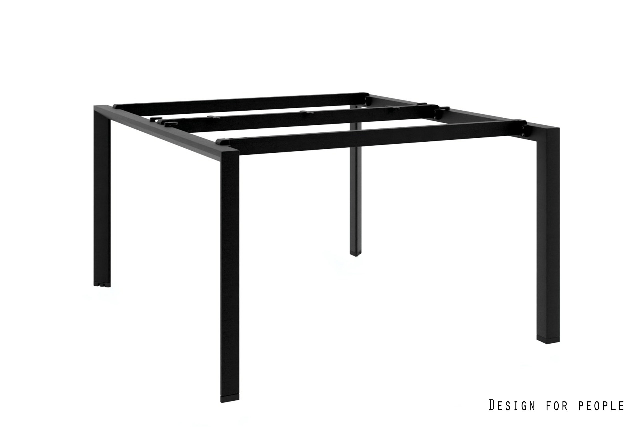 PASON Workstation 2 stelaż biurka 2 osobowego (Kolor: czarny)