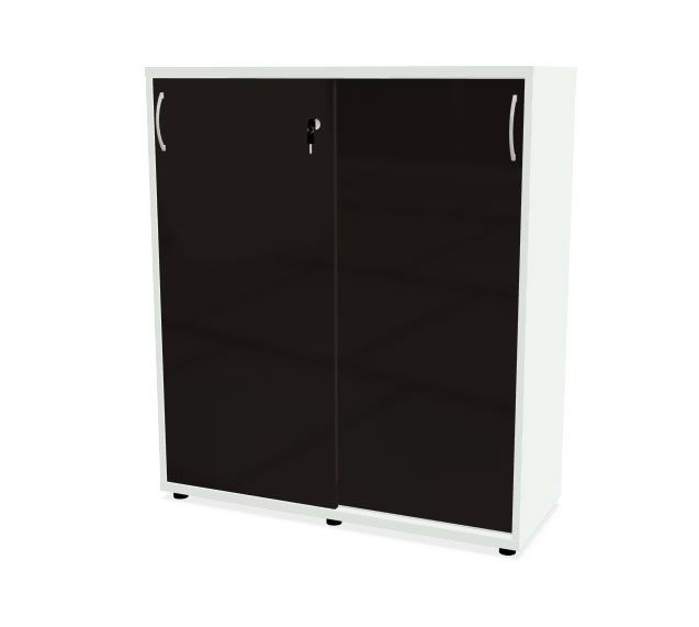 HEBE TS123 szafa z drzwiami przesuwnymi 140,2x40x114,5h (Kolor korpusu: Szary)