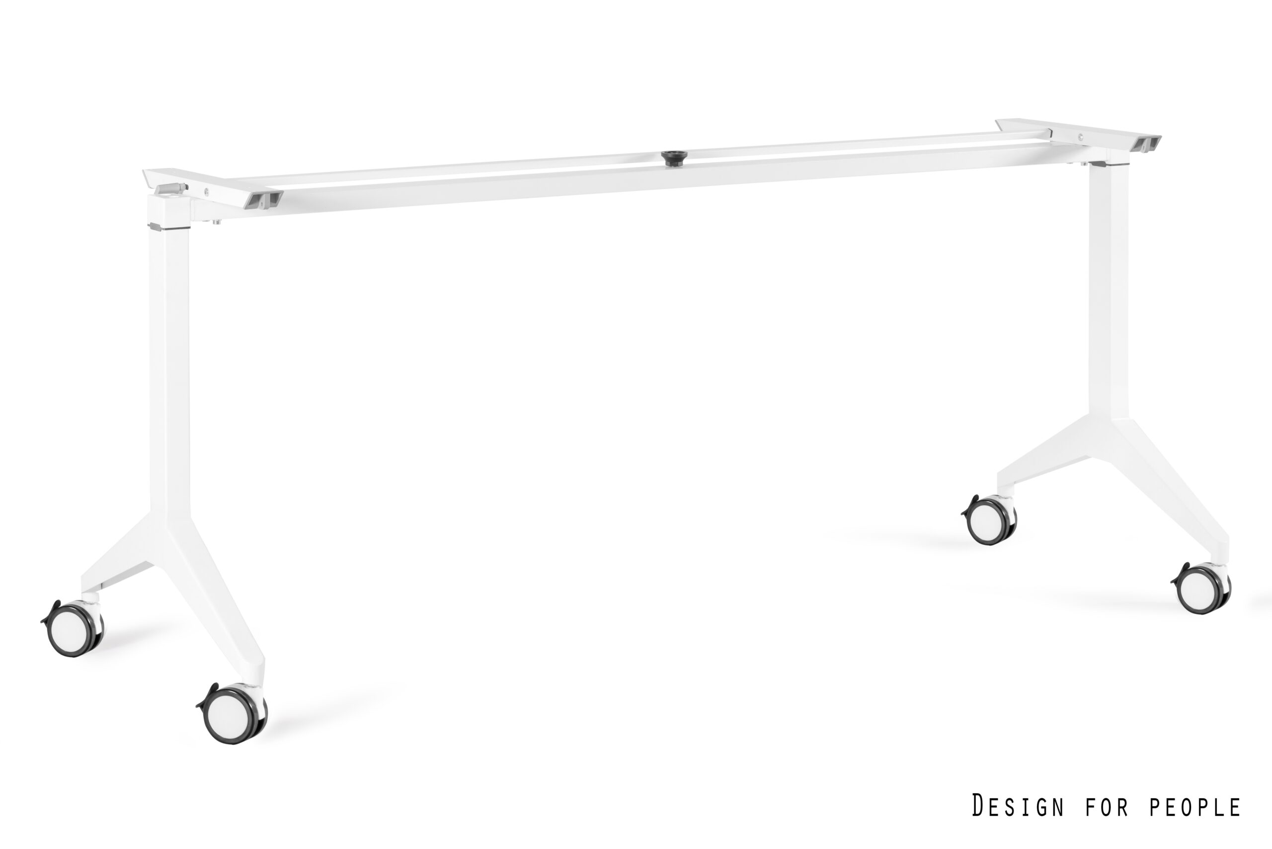 YUMI S biurko składane, stelaż biurka mobilnego (Szerokość: 175,5 cm, Kolor: biały)