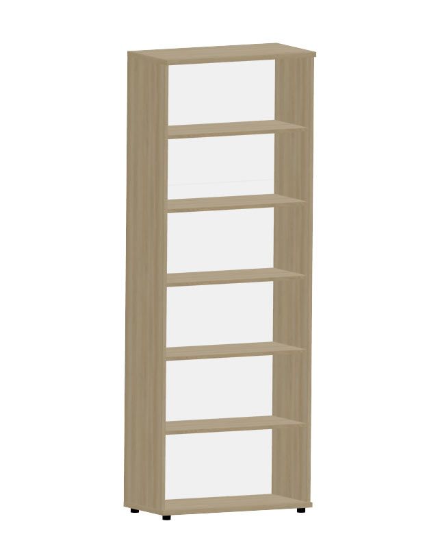 HEBE TS605 regał 80,2x40x219,5h (Kolor korpusu: Wiśnia Havana)