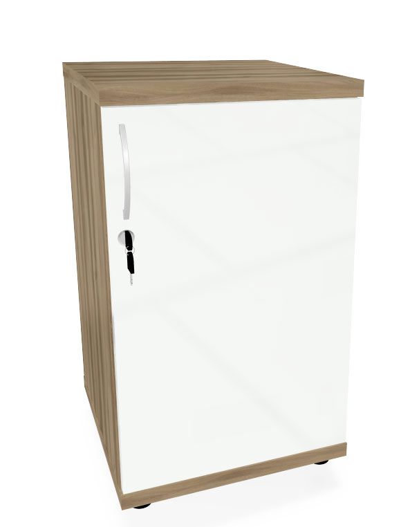 HEBE BP114 szafka dostawna do biurka 43,2x45x74h (Kolor korpusu: Dąb Lindberg)