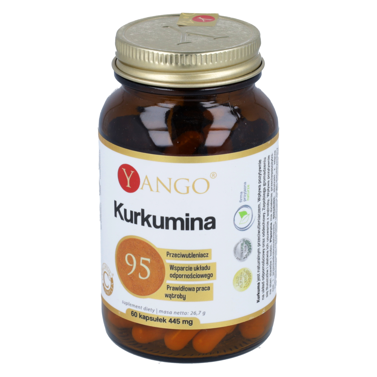 Yango kurkumina 95, 60 kapsułek