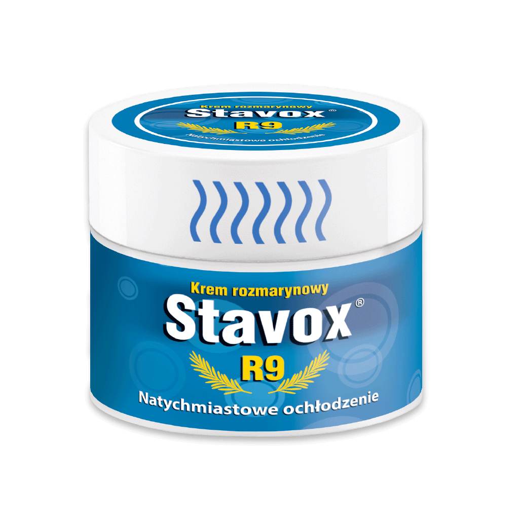 Stavox r9 - krem rozmarynowy, natychmiastowe ochłodzenie, 150 ml