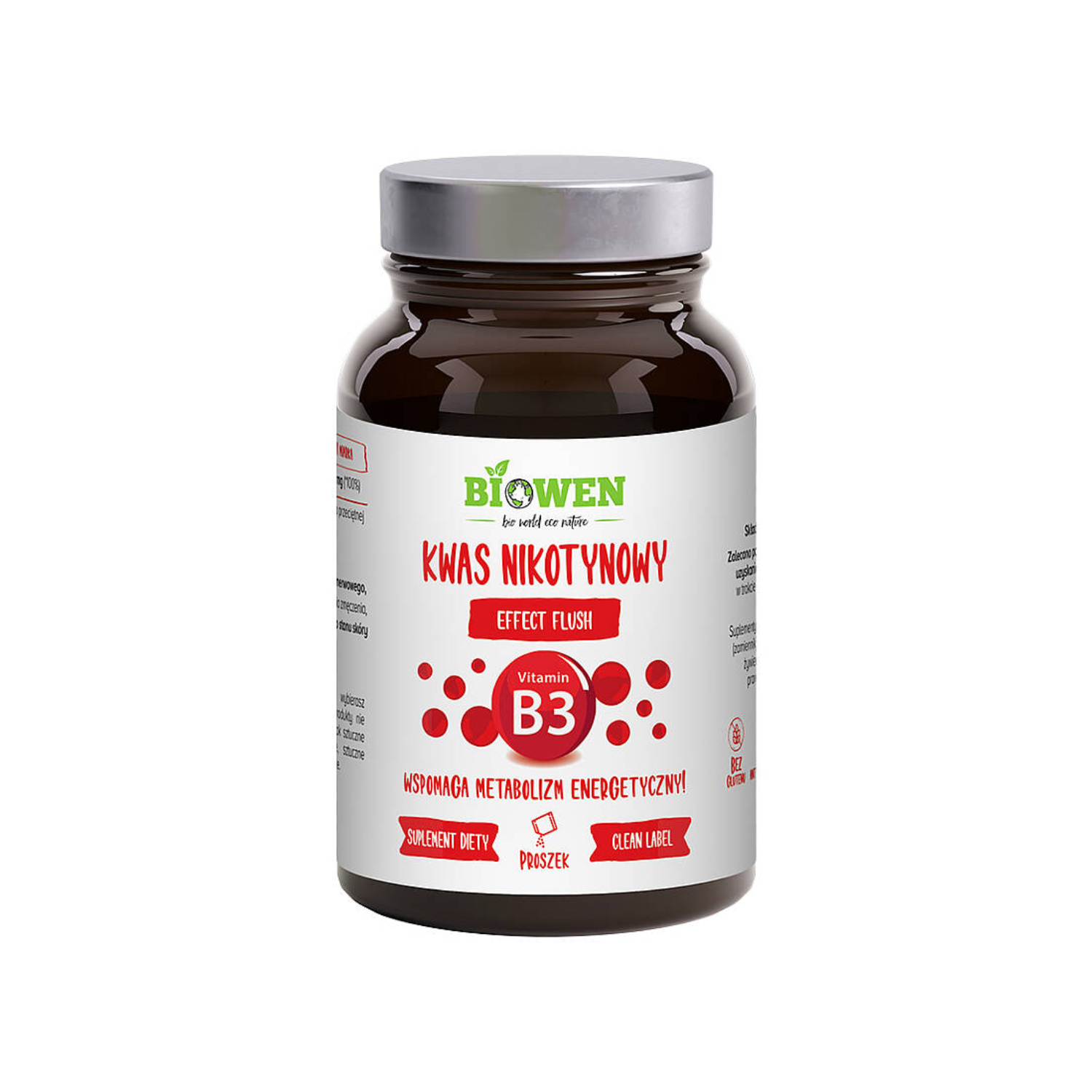 Biowen, kwas nikotynowy, witamina b3, 120 g